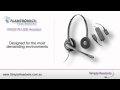 Plantronics HW261N-USB SupraPlus Binaural Noise Cancelling Corded Headset Video Overview