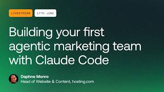 Building your first agentic marketing team with Claude Code
