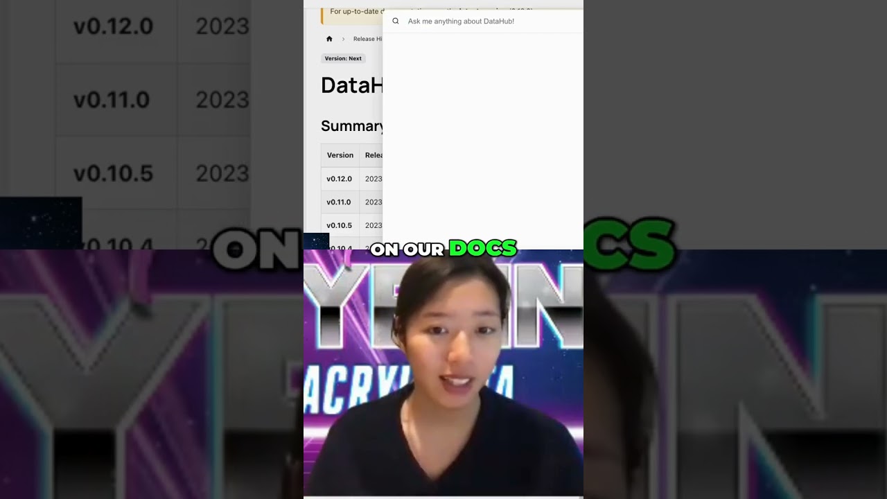 DataHub 101: Getting Familiar with DataHub Docs with Hyejin Joon