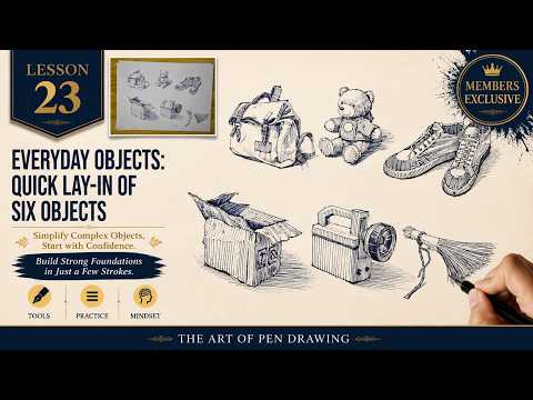 Lesson 23: Quick Lay-In of Six Objects — Mastering Structural Simplification