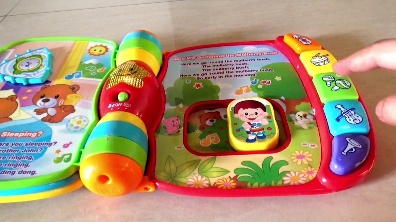 Vtech Musical Rhymes Book fun toys for kids Sillymonkey YouTube