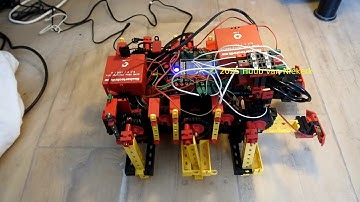 fischertechnik TXT controller: Mirft2 episode 224 - colour separation, walking & more (free version)