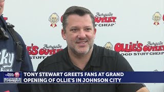 Ollie's holds grand opening with 3-time NASCAR champion Tony Stewart