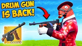 THE *DRUM GUN* IS BACK! - Fortnite Funny Fails and WTF Moments! #482