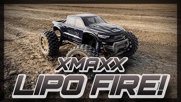 XMAXX HAD A LIPO FIRE!..