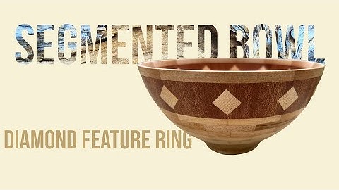 Houtdraaien | Een kenmerkende ringvormige gesegmenteerde kom maken van pallet hout! #houtbewerkin...