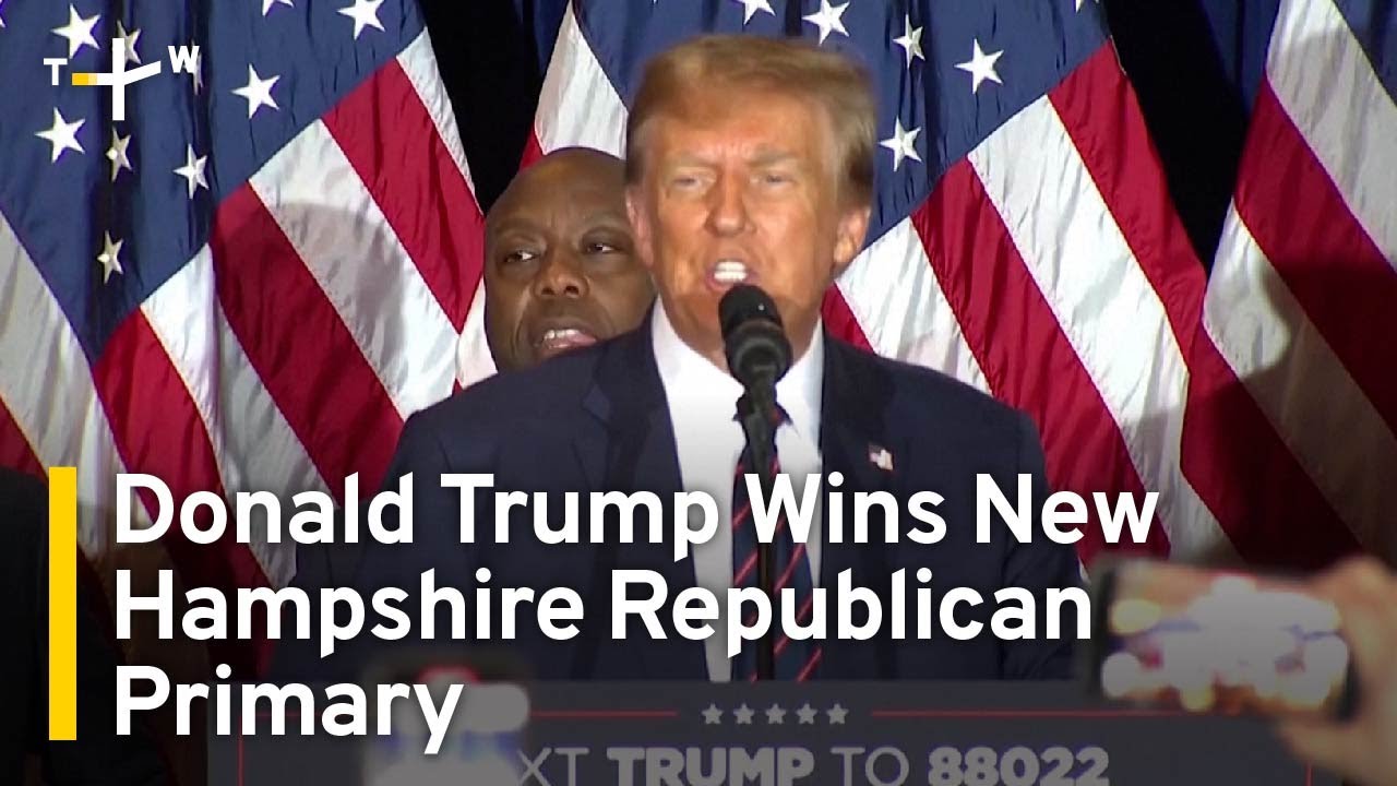 Donald Trump Wins New Hampshire Republican Primary | TaiwanPlus News ...