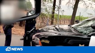 EXCLUSIVE: Video shows private firefighters being detained for setting possibly illegal backfires