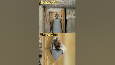 Granny View vs Player View🗿😈⚡#granny #shorts #trollface #ytshorts #trending