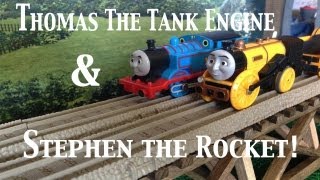 Thomas And Friends Trackmaster Village Stephen The Rocket & Thomas The Tank Engine
