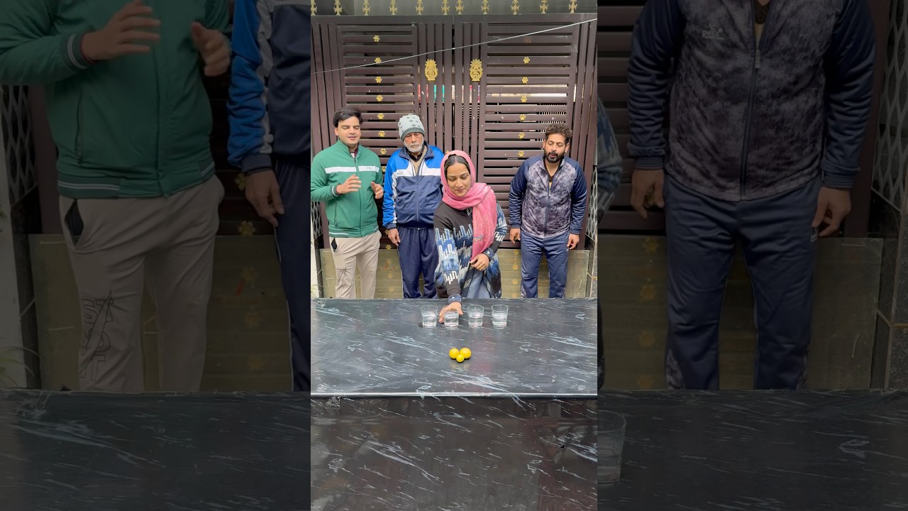 Challenging To Drinking Lemon Water! Who Unlucky One? 