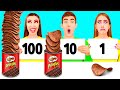 100個重ねフードチャレンジ | Mukbang RaPaPa Challenge