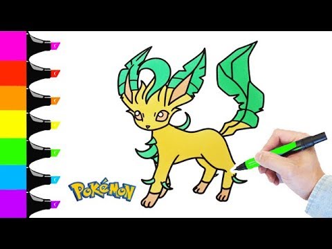 33 Pokemon Coloring Pages Leafeon - Free Printable Coloring Pages