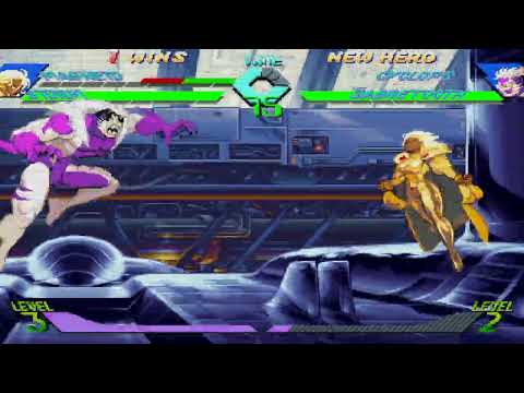 X-Men vs. Street Fighter - Magneto, Storm vs. Cyclops, Sabretooth 7