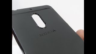 i-black Premium Black Back Case Cover For Nokia 6