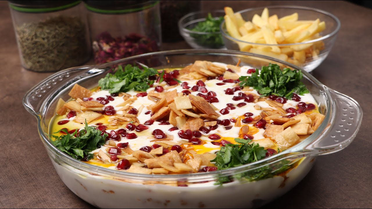 فتة الشاورما بأطيب طريقة ممكن تجربوها 😍👌