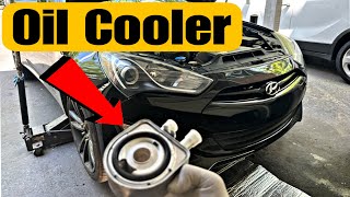 2013-2017 Hyundai Genesis Coupe 2.0T [Oil Cooler Replacement]