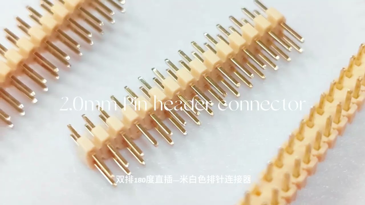 2.00mm Pin Header Dual Row Straight DIP 