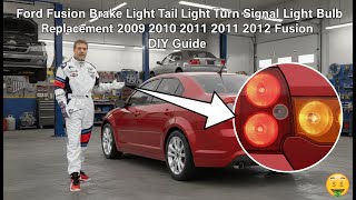 Ford Fusion Brake Light Tail Light Turn Signal Light Bulb Replacement  2009 2010 2011 2012 Fusion