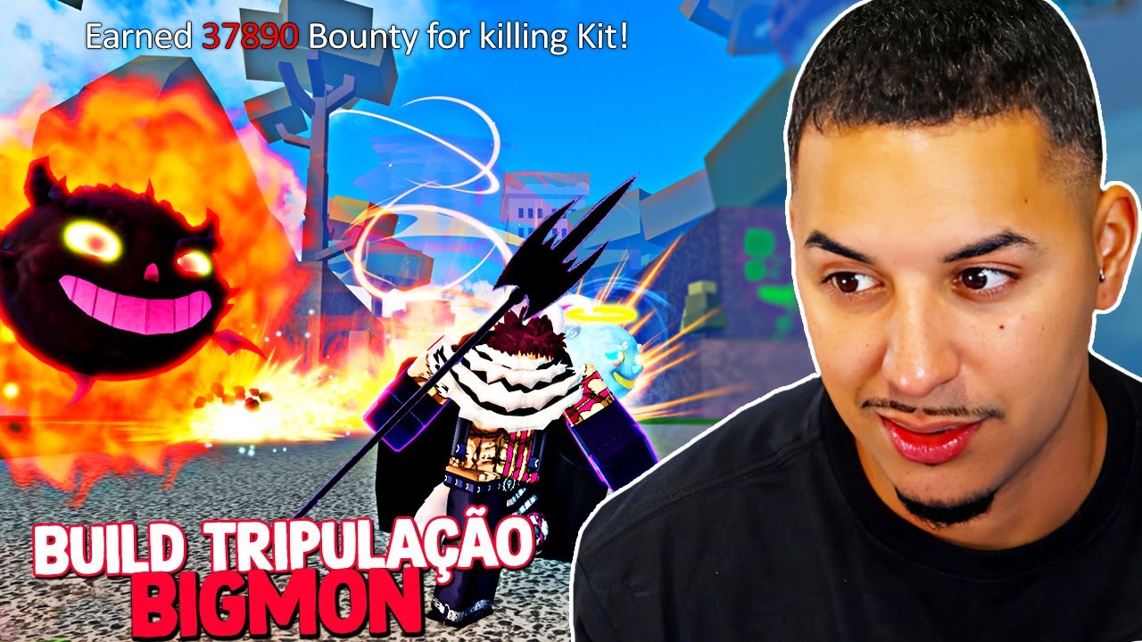 MONTEI a BUILD da TRIPULAÇÃO da BIGMOM e CACEI BOUNTY no Blox fruits 🔥