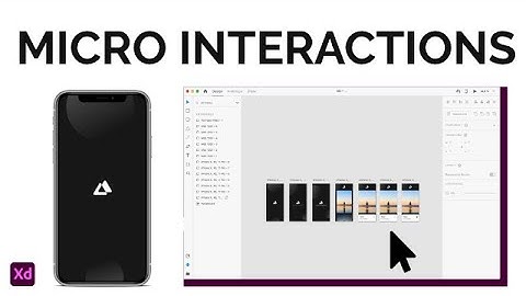 UI Micro interactions - Adobe Xd