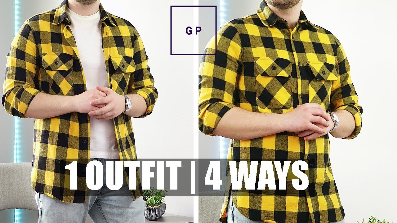 Top 4 Ways To Wear A Flannel Shirt For Men