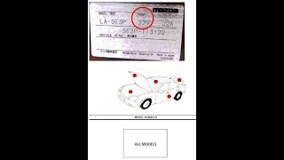 How to find mazda color code