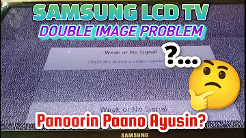 Samsung LCD TV Model: UA40D5000PR Double Image At Basag Ang Tunog? Watch it! #share #repair #samsung
