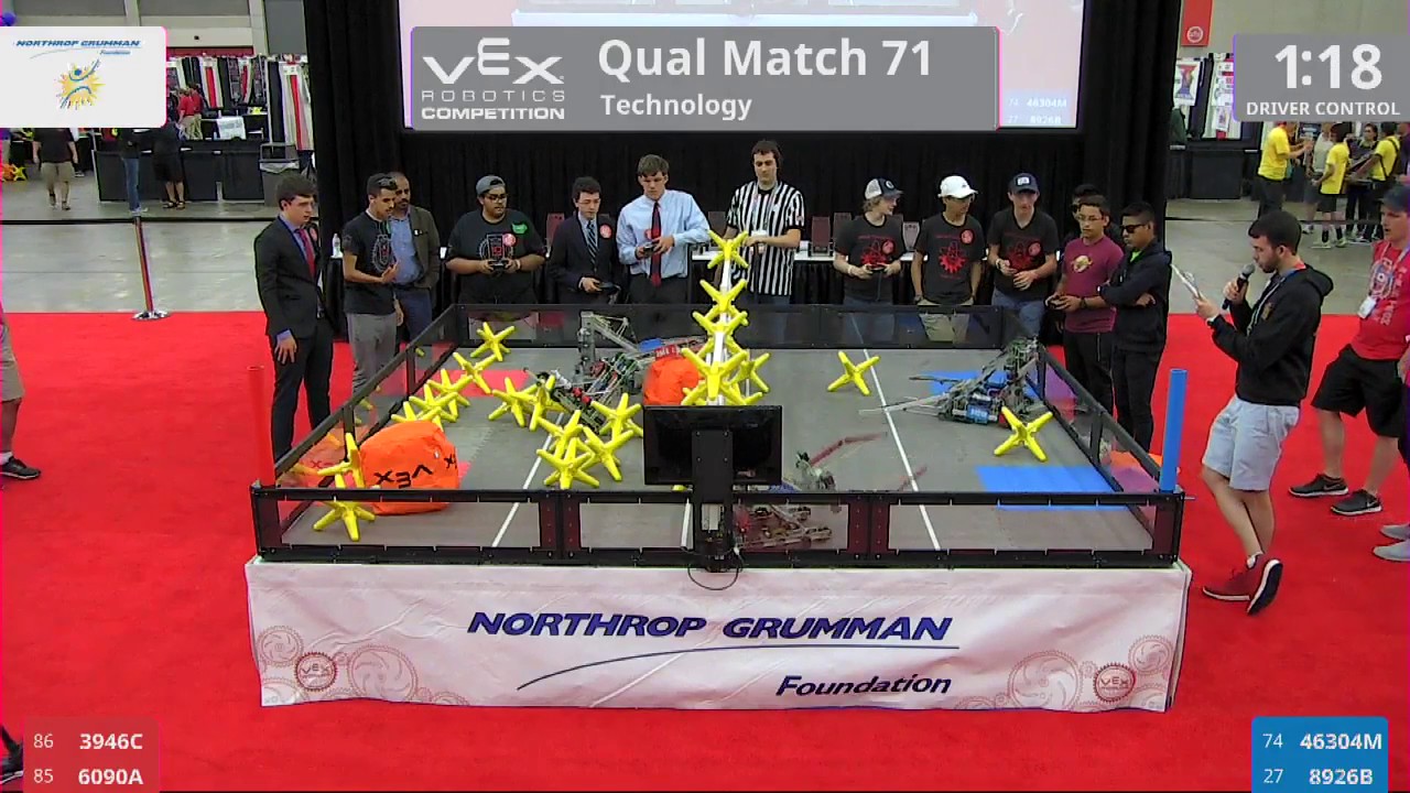 2017 VRC Tech Q71 - 3946C 6090A vs 46304M 8926B - 15 to 36