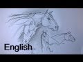 Easy HORSEHEAD drawing for beginners