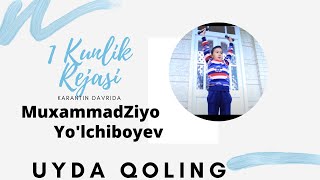 MuxammadZiyo Yo'lchiboyev Bilimdon bolajon #Uyda qoling