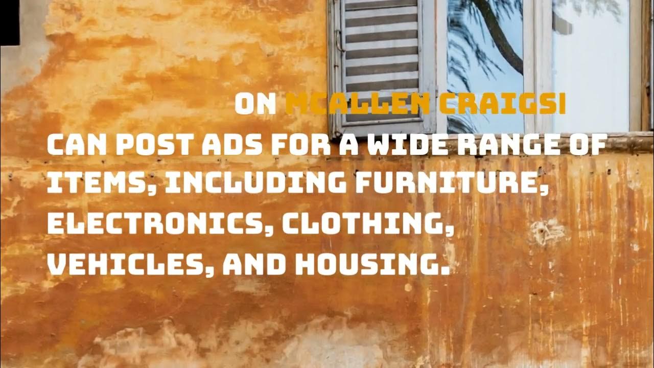 mcallen craigslist YouTube