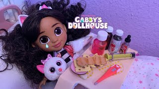 Gabby’s Dollhouse Gabby doll goes to Hospital in Ambulance 🚑