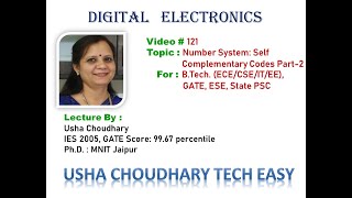 Video#121 Number System: Self Complementary Code Part -2 :Design binary code with weight [ 3 3 2 1]