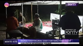 Waspada Teror Pencurian, Sudah 5 Hari Warga Ronda Malam