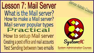 Server Administration Course – Lesson 7: Mail Server - Setup and Email Account Management