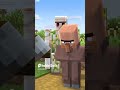 Villagers VS Pillagers #minecraft #shorts