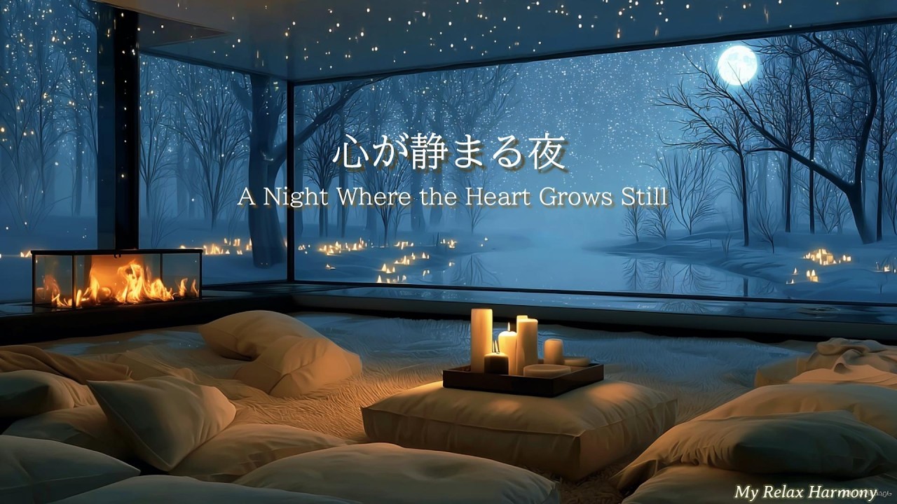Calm Piano for Night Focus ❄ Cozy Winter Ambience｜心が静まる夜