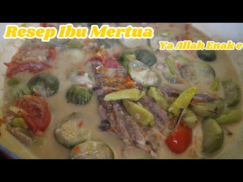Resep Ikan Asin Klotok Terong