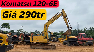 Máy xúc đào komatsu pc120-6E Nhật bãi mới về giá hơn 200tr