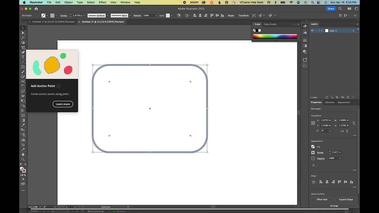 Rounding Corners in Illustrator YouTube
