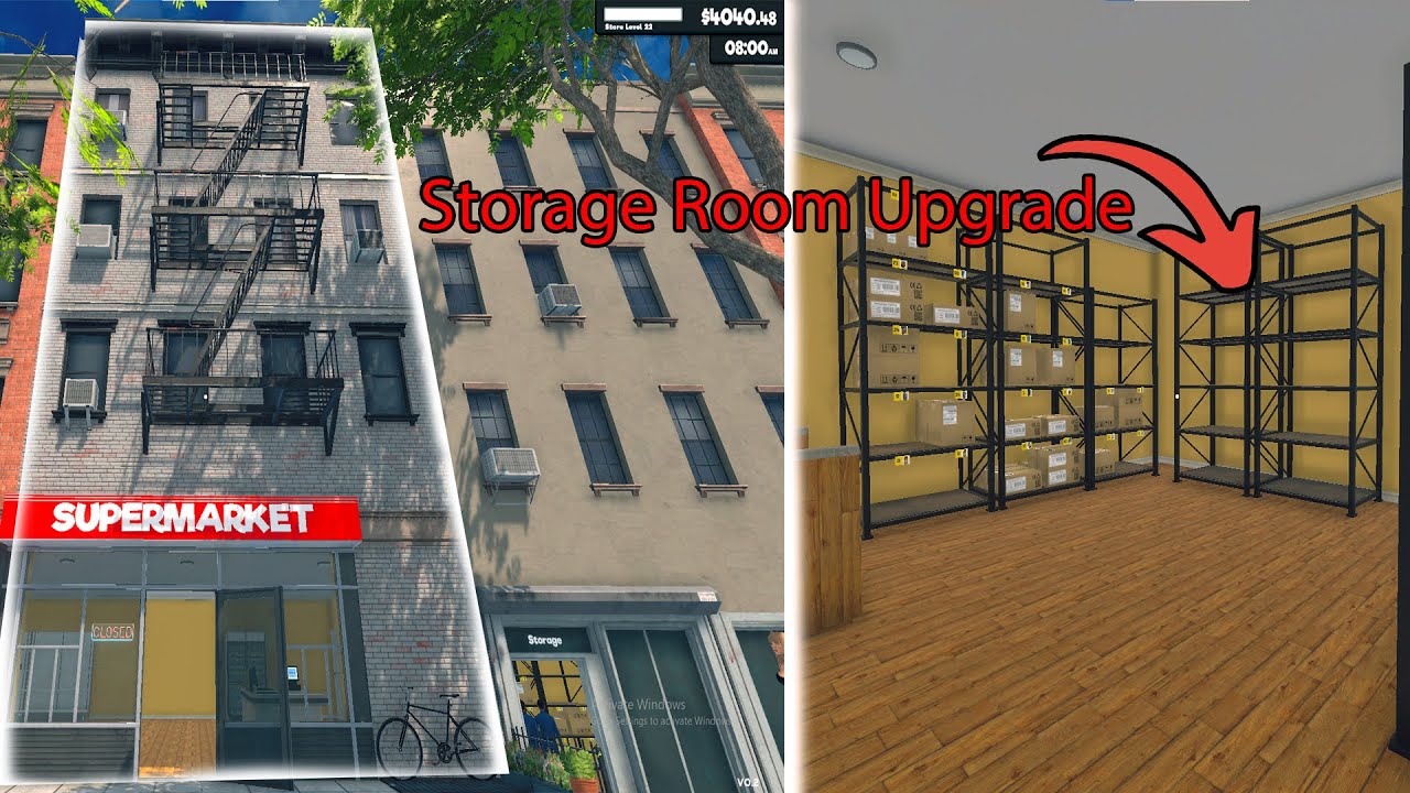 Storage Space Simulator I Upgraded My Supermarket Storage Room | Supermarket Simulator | - YouTube