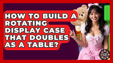 How To Build A Rotating Display Case That Doubles As A Table? - Collectible Dolls and Toys