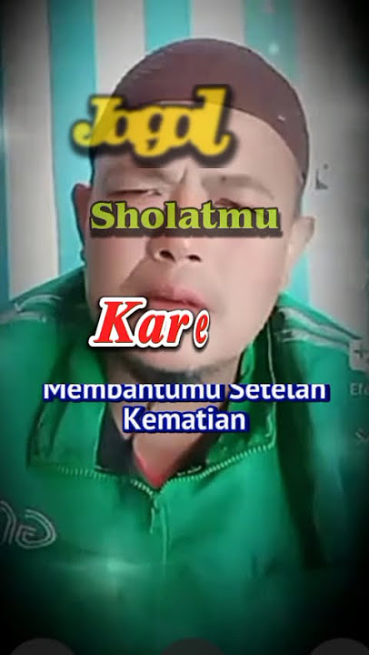 hidup itu antara adzan dan sholat