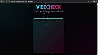 VibeCheck – Amazon Nova AI Hackathon Demo  #AmazonNova