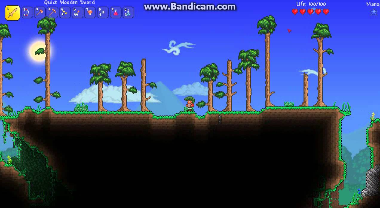 terraria lets play ep1 - YouTube
