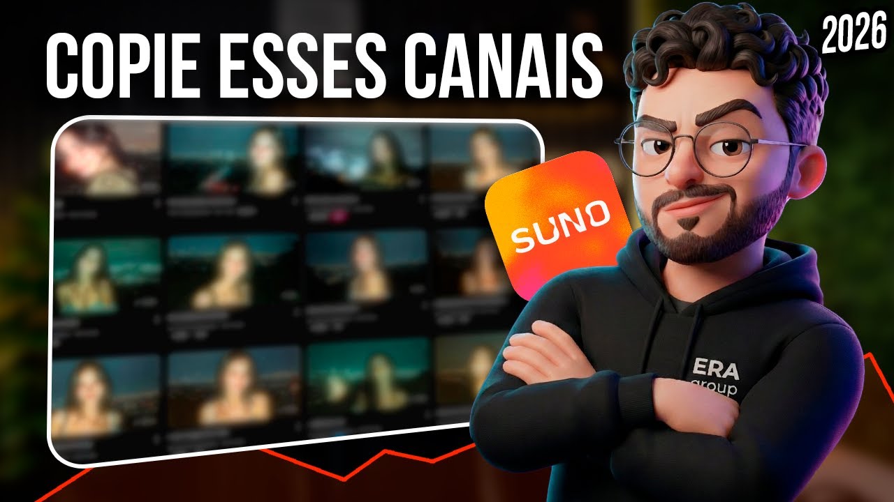 TOP 5 Canais de Música com IA em 2026 (Copie e Use os Prompts)