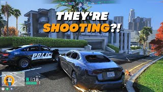 Koil Shocked That The Cops Are Shooting In A Crowded Civilian Area | NoPixel