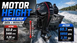 Motor Height Adjustment on your Boat - Step by Step with Data and Results