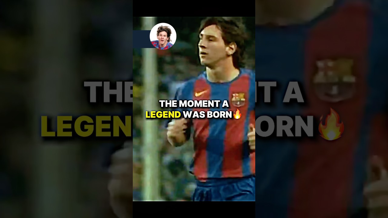 Messi first goal for Barcelona🐐 #footballshorts